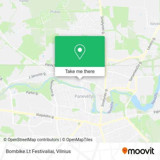 Карта Bombike.Lt Festivaliai