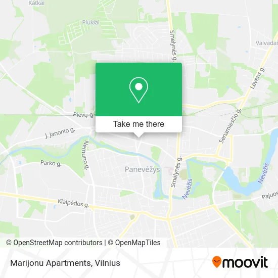 Карта Marijonu Apartments