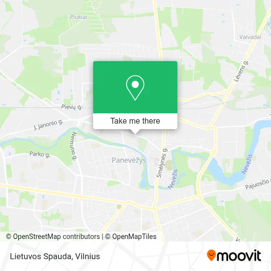 Lietuvos Spauda map