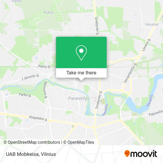 Карта UAB Mobkeisa