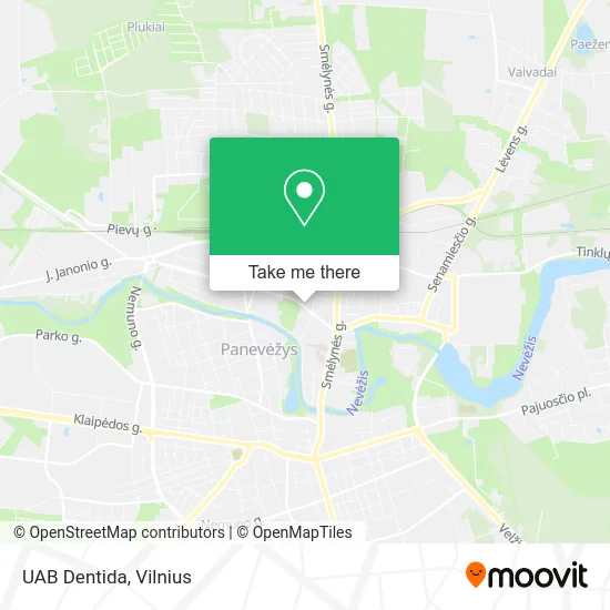 Карта UAB Dentida