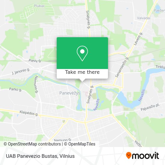 Карта UAB Panevezio Bustas