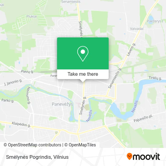 Карта Smėlynės Pogrindis