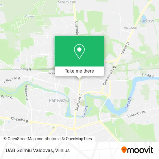 Карта UAB Gelmiu Valdovas