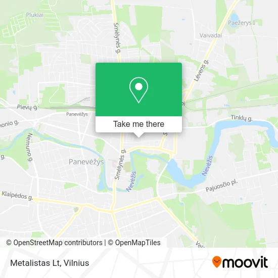 Карта Metalistas Lt