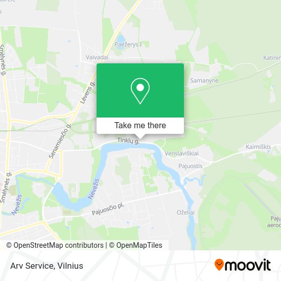 Карта Arv Service
