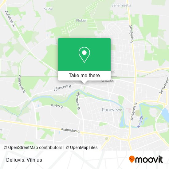 Карта Deliuvis