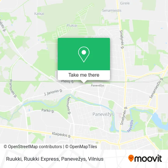 Карта Ruukki, Ruukki Express, Panevežys