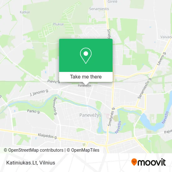 Карта Katiniukas.Lt