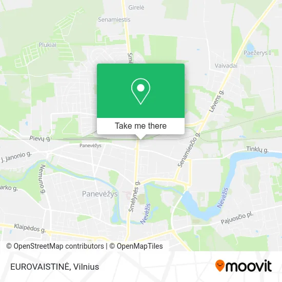 Карта EUROVAISTINĖ