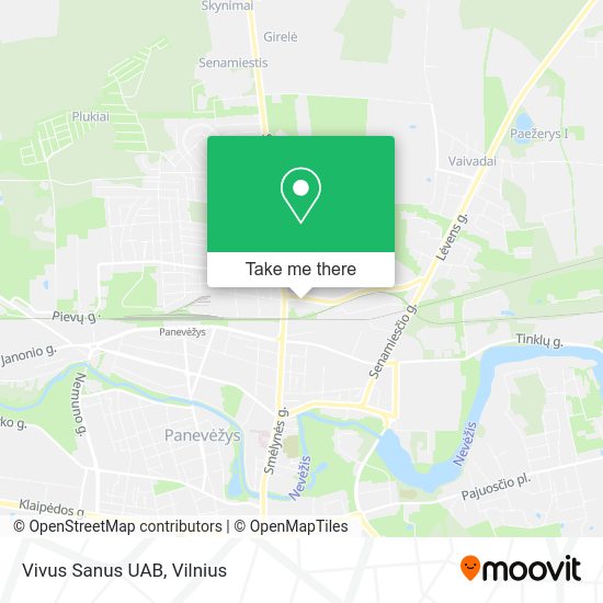 Карта Vivus Sanus UAB