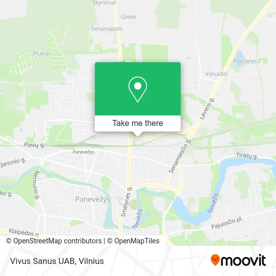 Карта Vivus Sanus UAB