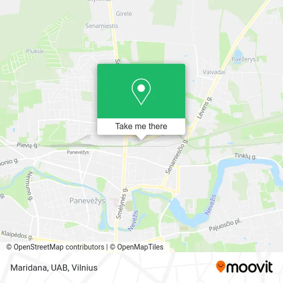 Maridana, UAB map