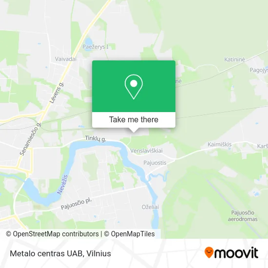 Карта Metalo centras UAB