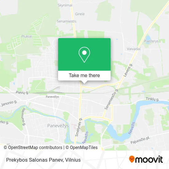 Карта Prekybos Salonas Panev