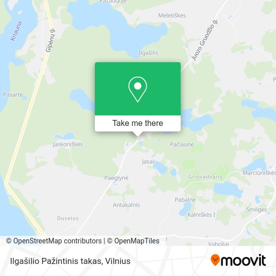 Карта Ilgašilio Pažintinis takas