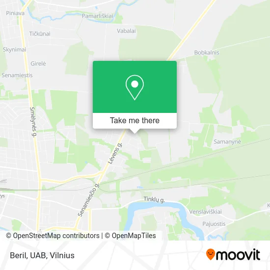 Карта Beril, UAB