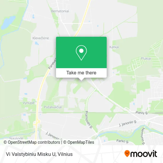 Карта Vi Valstybiniu Misku U