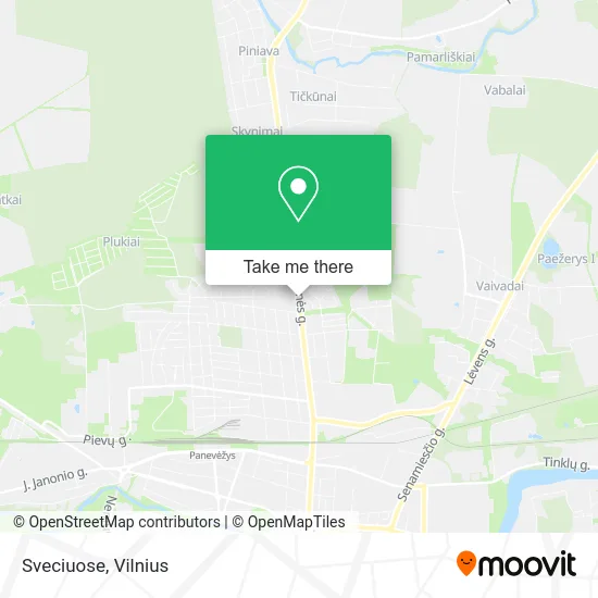 Sveciuose map
