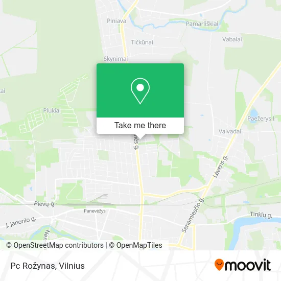 Карта Pc Rožynas