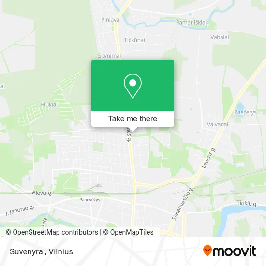 Карта Suvenyrai