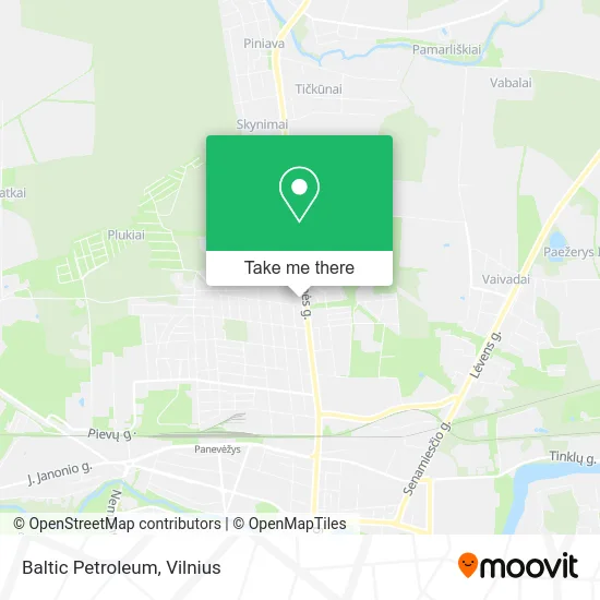 Карта Baltic Petroleum