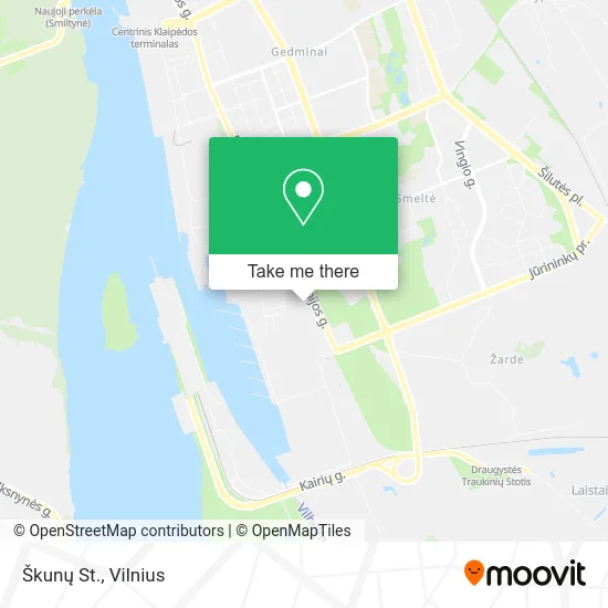 Карта Škunų St.