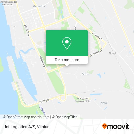 Карта Ict Logistics A/S