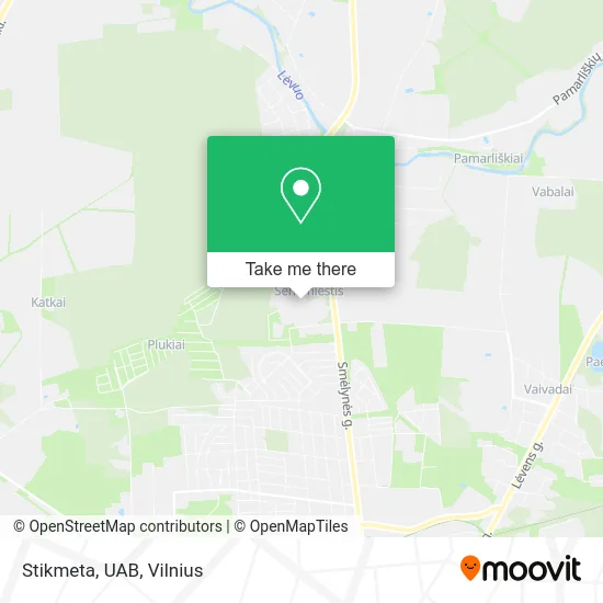 Карта Stikmeta, UAB