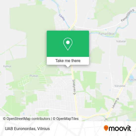 Карта UAB Euronordas