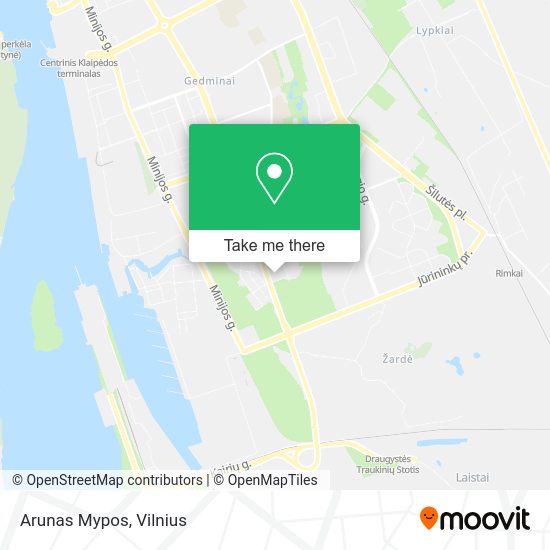 Карта Arunas Mypos