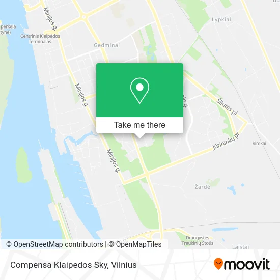 Карта Compensa Klaipedos Sky