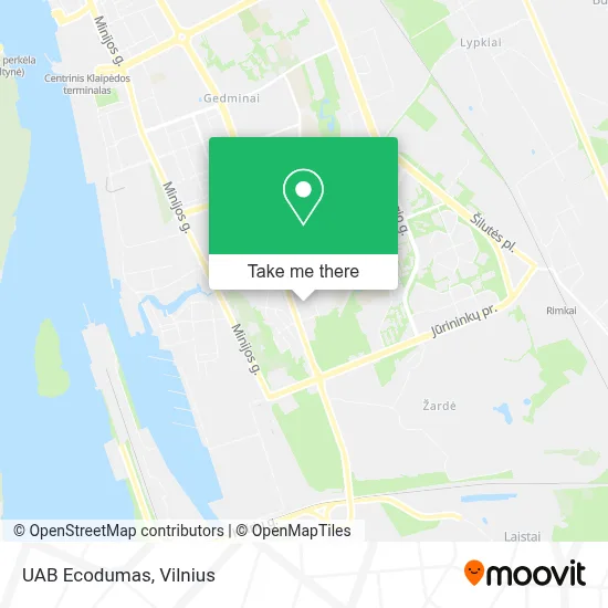 UAB Ecodumas map