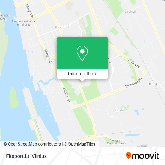 Карта Fitsport.Lt