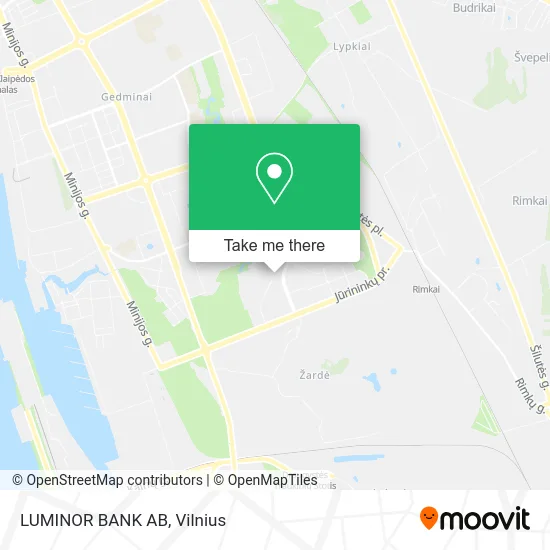 Карта LUMINOR BANK AB