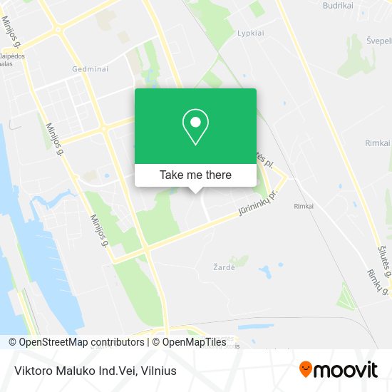 Карта Viktoro Maluko Ind.Vei