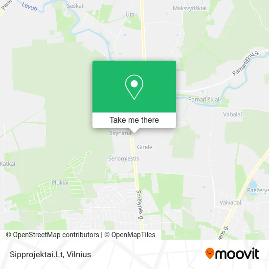 Карта Sipprojektai.Lt