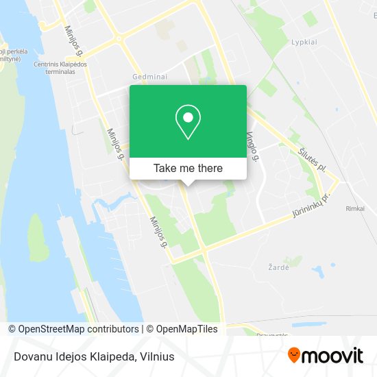 Карта Dovanu Idejos Klaipeda