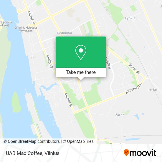 Карта UAB Max Coffee