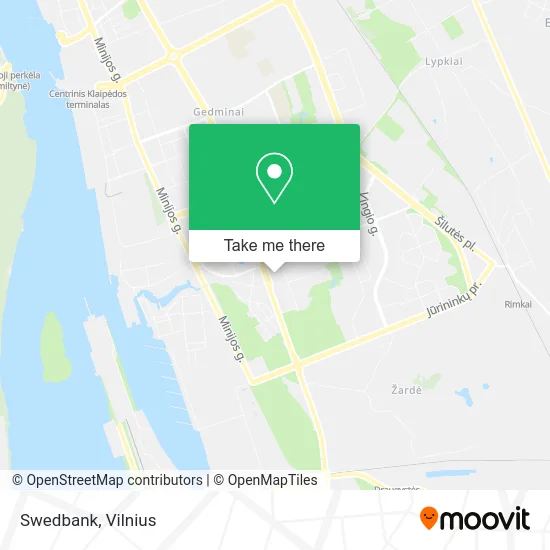 Карта Swedbank