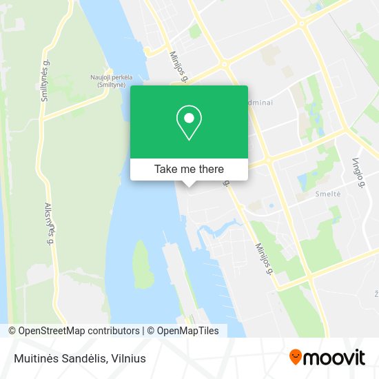 Карта Muitinės Sandėlis