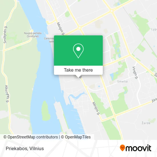 Карта Priekabos