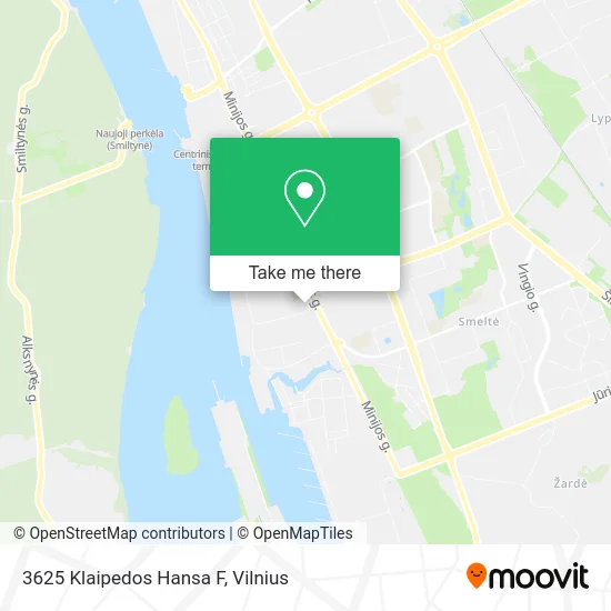 Карта 3625 Klaipedos Hansa F