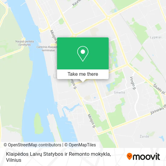 Карта Klaipėdos Laivų Statybos ir Remonto mokykla