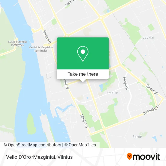 Карта Vello D'Oro*Mezginiai