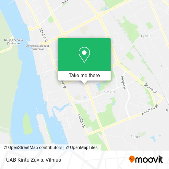 Карта UAB Kintu Zuvis