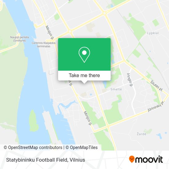 Карта Statybininku Football Field