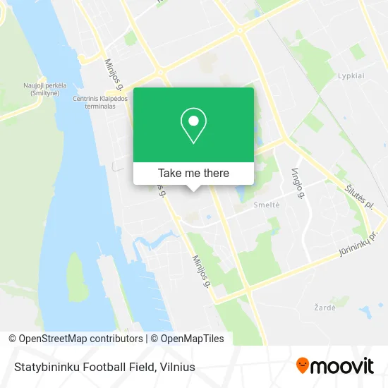 Карта Statybininku Football Field