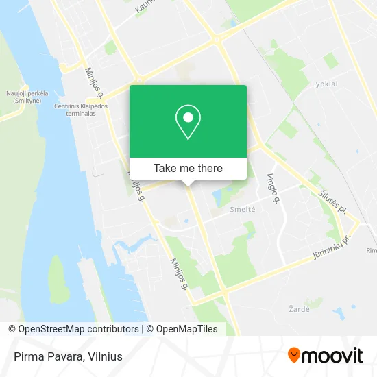 Карта Pirma Pavara
