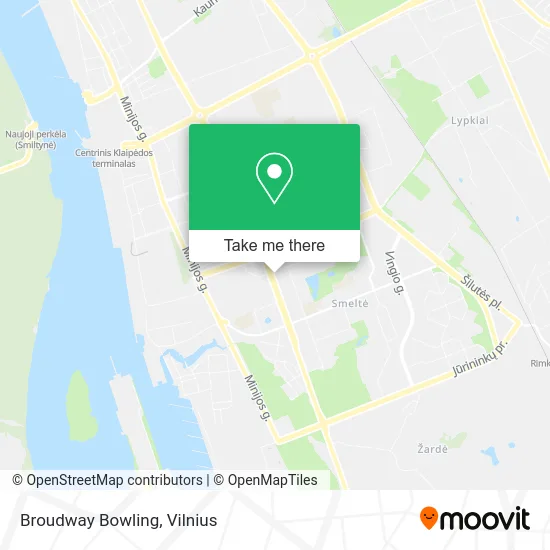 Карта Broudway Bowling